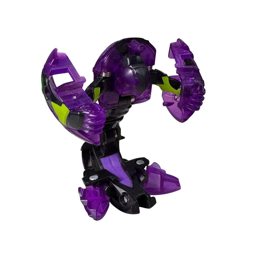 Bakugan Darkus Clawsaurus Translucent Purple Black 200G Battle Planet Figure